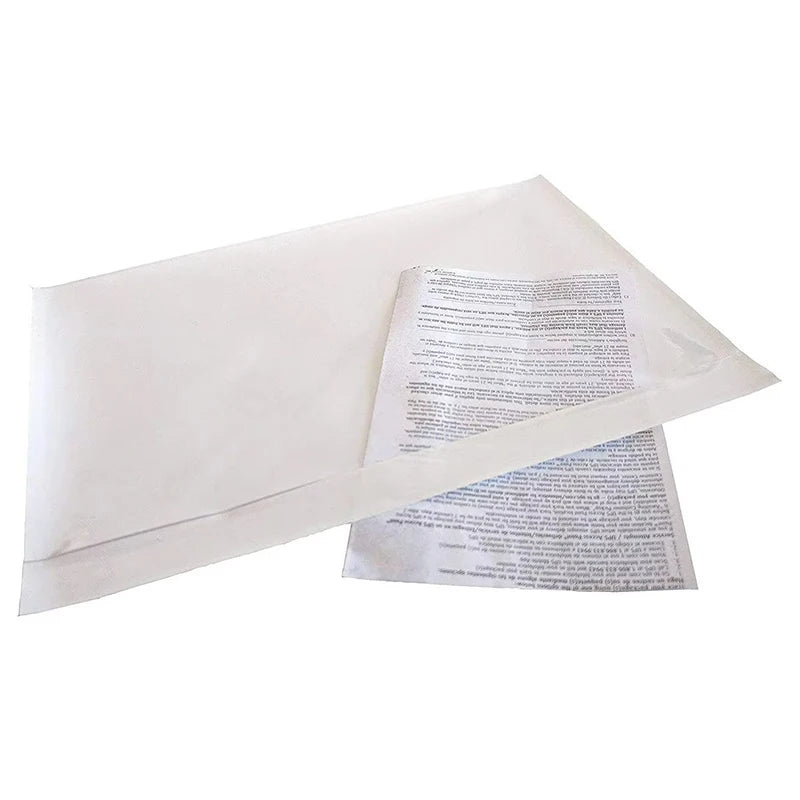 Clear Adhesive Side Loading Packing List Document Envelopes 145*180mm for Attaching Packing Slips Invoices and Important Papers