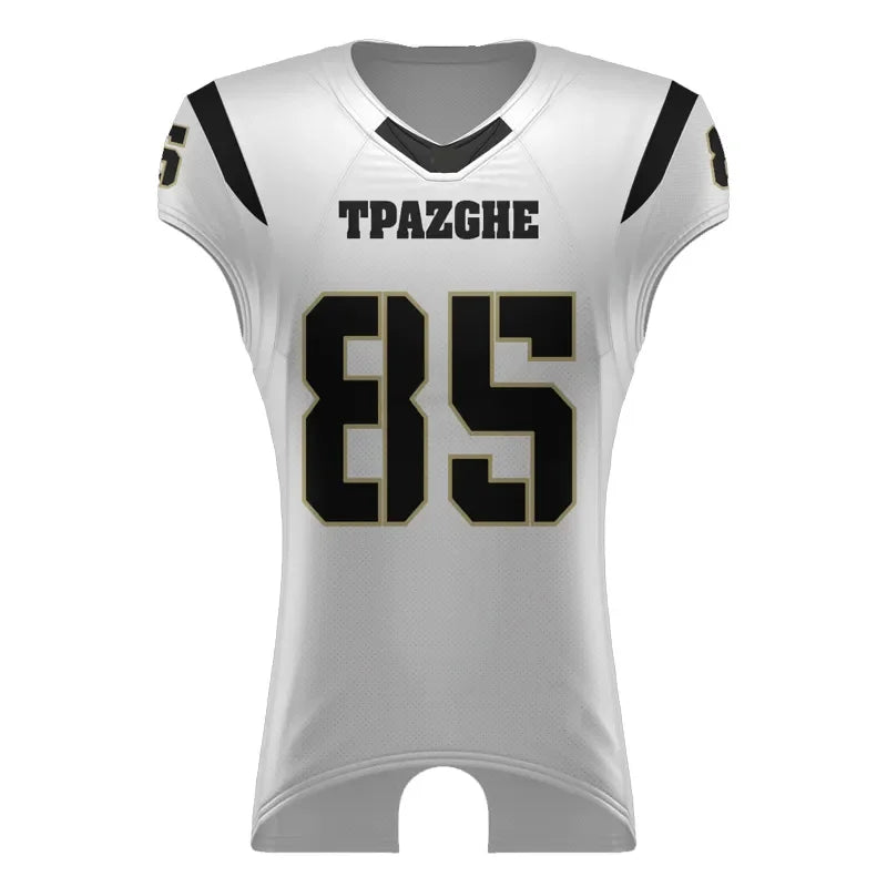 Custom Made Breathable Plus Size American Jersey White and Blue 49ers Football Jersey Adult