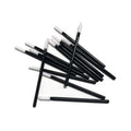 Hot Sale Makeup Black Handle White Brush Doe Foot Applicator 50 PCS Disposable Cosmetic Lip Brush for Accessory Tool
