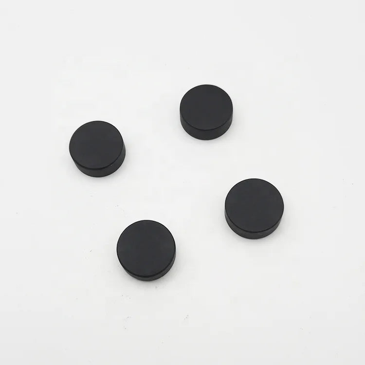 Wholesale Aluminum Mirror Screw Cap  Screw Head Covers Black Finish 16mm X 5mm