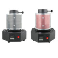 1600W Electric Jewelry Machine 1100â„ƒ Metal Gold Melting Furnace with Crucible 1/2/3KG Protective Net for Gold & Silver Smelting