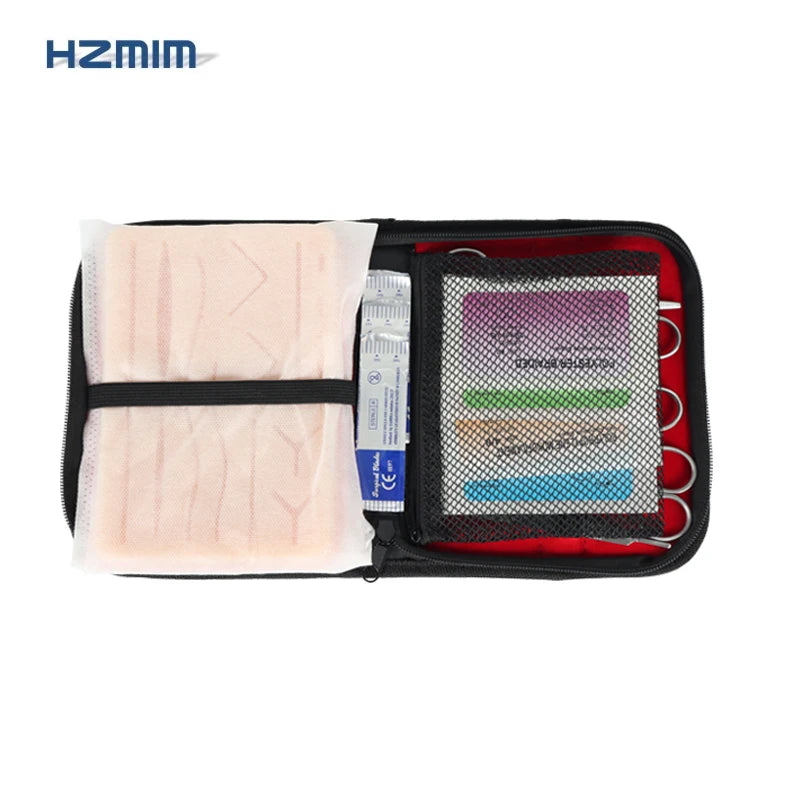 Hot Practice Suture Training Kit Suturing Pad With Wound Mesh Suture Kits