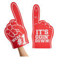 Customized Logo EVA Foam Hand Cheerleading Foam Fingers for Sports Cheer School Spirit Craft Foam Hands Team Finger