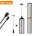 Kitchen Milk Forther USB Adjustable Stainless Steel Usb Milk Frother with Double Head