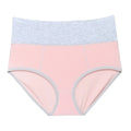 Plus Size Women's High-Rise High Cut Sporty Style Breathable Quick Dry Anti-Bacterial 100% Cotton Eco-Friendly Washable Panties