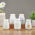 240Ml Old Beijing Yogurt Milk Bottle Can 200Ml White Porcelain Old Yogurt Bottle With Logo