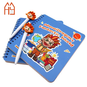 Custom 16x16cm Spiral Notebook with Full-Color Printing Promotional Price for Bulk Orders