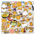 60PCS Japanese Animation Cut Cartoon Funny Lazy Egg Gudetama Decals