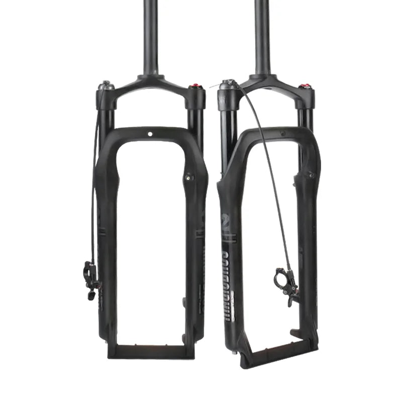26'' Magnesium Alloy Aluminum Crown 120mm Travel Air Suspension Fat Bike Fork
