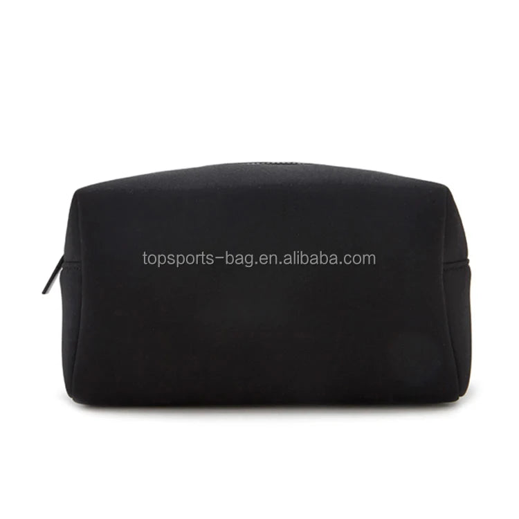 Blank Large Capacity Toiletry Bags Flexible Neoprene Cosmetic Pouch Thick Beauty Makeup Case Bag