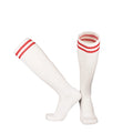 Wholesale Football Socks White Sports Match Performance Children Adult Sports Non-Slip Over the Knee Thigh High Socks