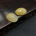 2023 Gemstone Yellow Jade Oval Cabochon 13x18mm High Grade