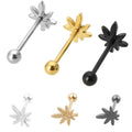10pcs/set Stainless Steel Unisex Tongue Rings Body Jewelry for Wedding Gift Party Wear Trendy Daily Use