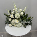 Hot Sale Modern Floral Artificial Flower Table Runner for Wedding Decoration Arch and Christmas Party Table Centerpiece