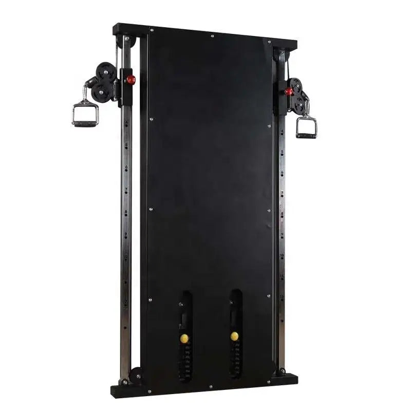 Factory Price Multi Functional Cable Wall Mounted Crossover Trainer Half Squat Rack Dual Cable Machine