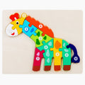 Wholesale Montessori Educational 3D Diy Custom Jigsaw Kid Natural Desktop Wooden Animal Puzzle Toy
