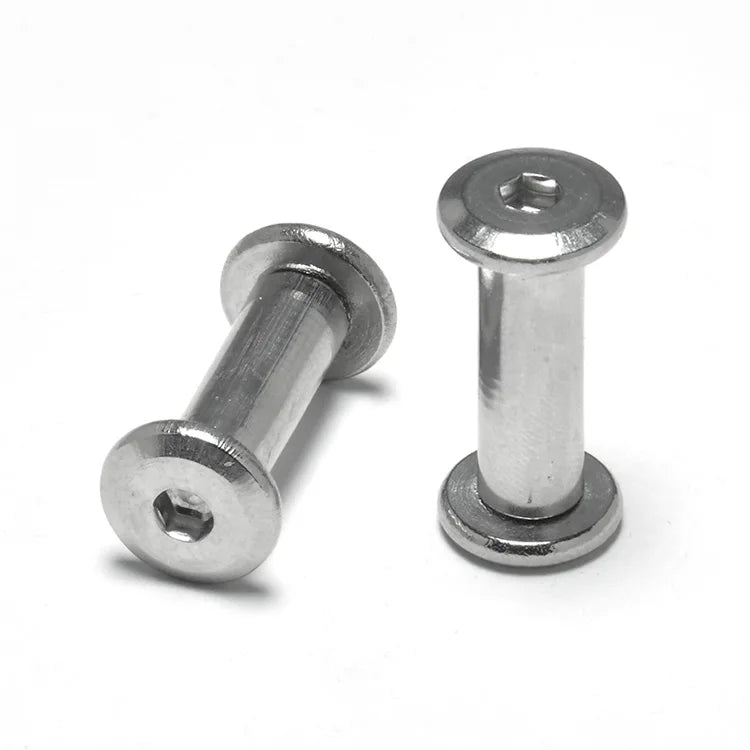 SS304 M6 M8 Male Female Hex Socket Flat Binding Bolt Rivets Chicago Tapping Screws Metric Measurement System Grade A2-70/A4-80