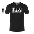 Free Labels Print and hang Tags Solid Color Custom Design T-Shirt 100% Polyester Mesh Quick Dry Short Sleeve Quick Dry T Shirt