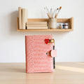 Huatong A4/A5/A6 Customized Leather Hardcover Notebook Loose-leaf Binder School Supplies Note Taking Bulk Stationery Certified