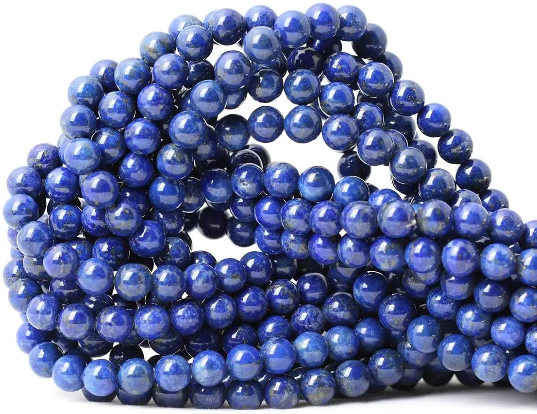 Healing Amethyst Lapis Gemstone Reiki Stone Loose Beads Spiritual Carnelian Bead for Fengshui Bracelet Necklace Making DIY