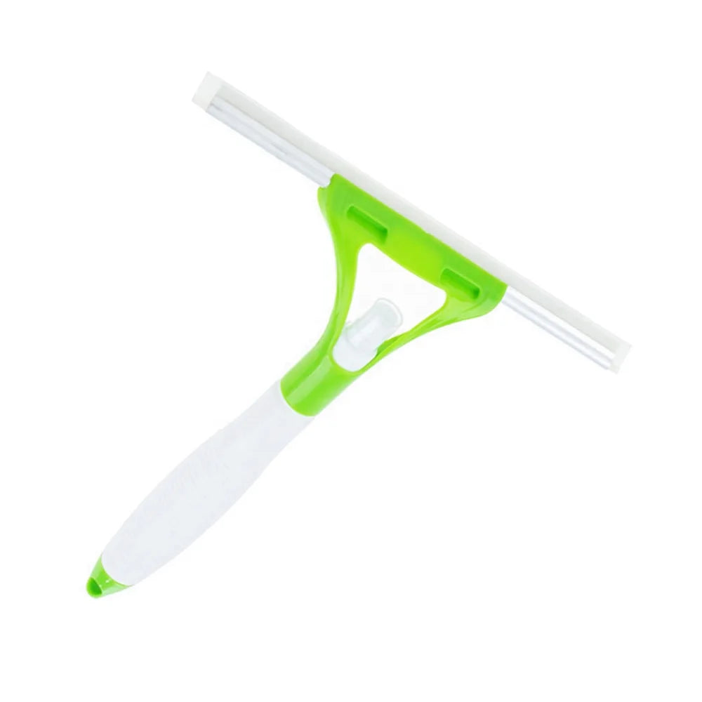 O-Cleaning Windshield Wipers Window and Shower Cleaning Squeegee With Spray BottlesBlue