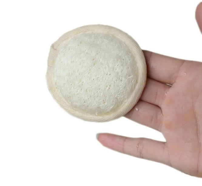 Face Loofah Exfoliator Natural Luffa Facial Remover Pad for Cleansing and Exfoliating Facial Skin