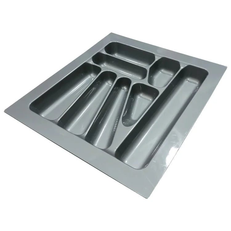 485*430*50mm Grey Plastic Kitchen Accessories Tray Divider Organize Cutlery for Kitchen Islands & Carts