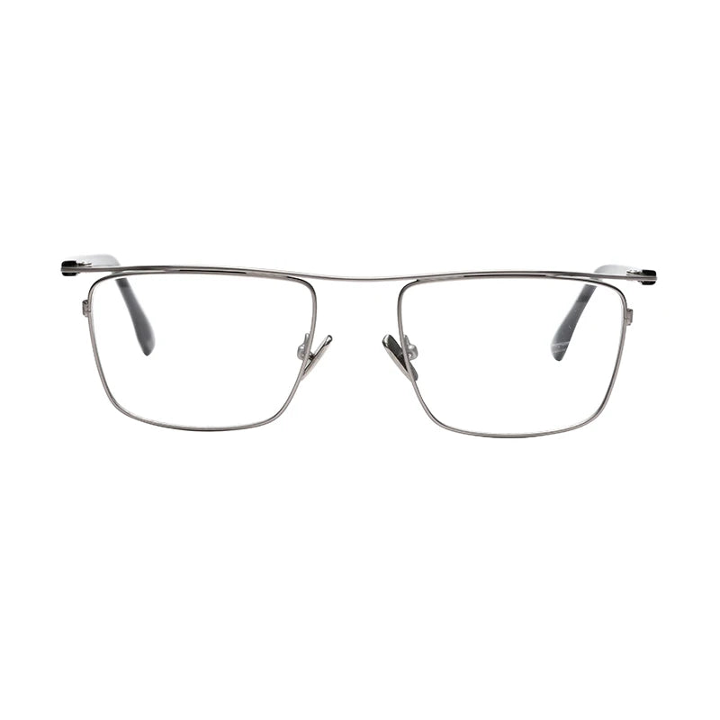 Fashion Anti-Blue Light Metal Eyeglasses Vintage Square Frame Diamond Face Shape Glasses for Women Men Computer Eyewear