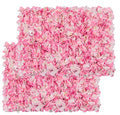 24x16 Inch 3D Silk Hydrangea Rose Floral Panel Artificial Wall Flower Backdrop for Home Wedding; Premium Quality Floral Photo
