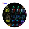 Multicolor Wireless DMX Luminous Robot Dance Clothes Nylon Tron Dance Costumes for Performance Training Stage Dancerwear