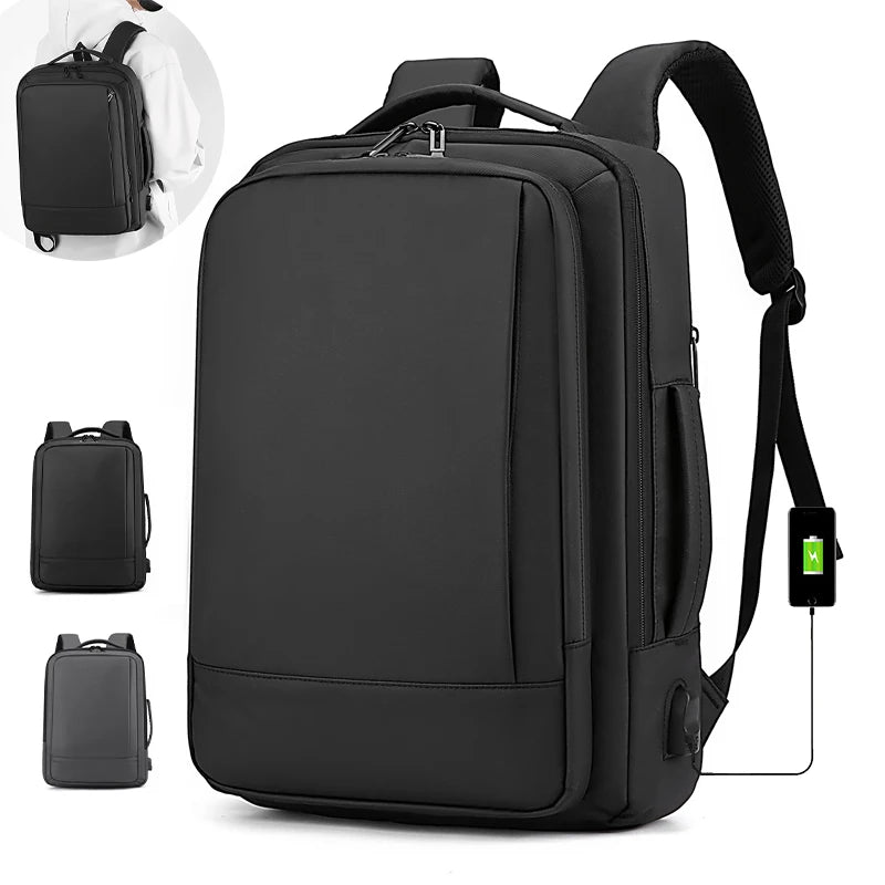 Wholesale Multifunctional Waterproof Daily Laptop Backpack with USB Hot Sale Fashion Simple Nylon Travel Backpack for Men