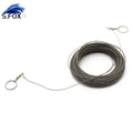 10 20 50 OEM Fish Shrimp and Crab Pond Stainless Steel Wire Saw River Grass Cutting Rope Saw