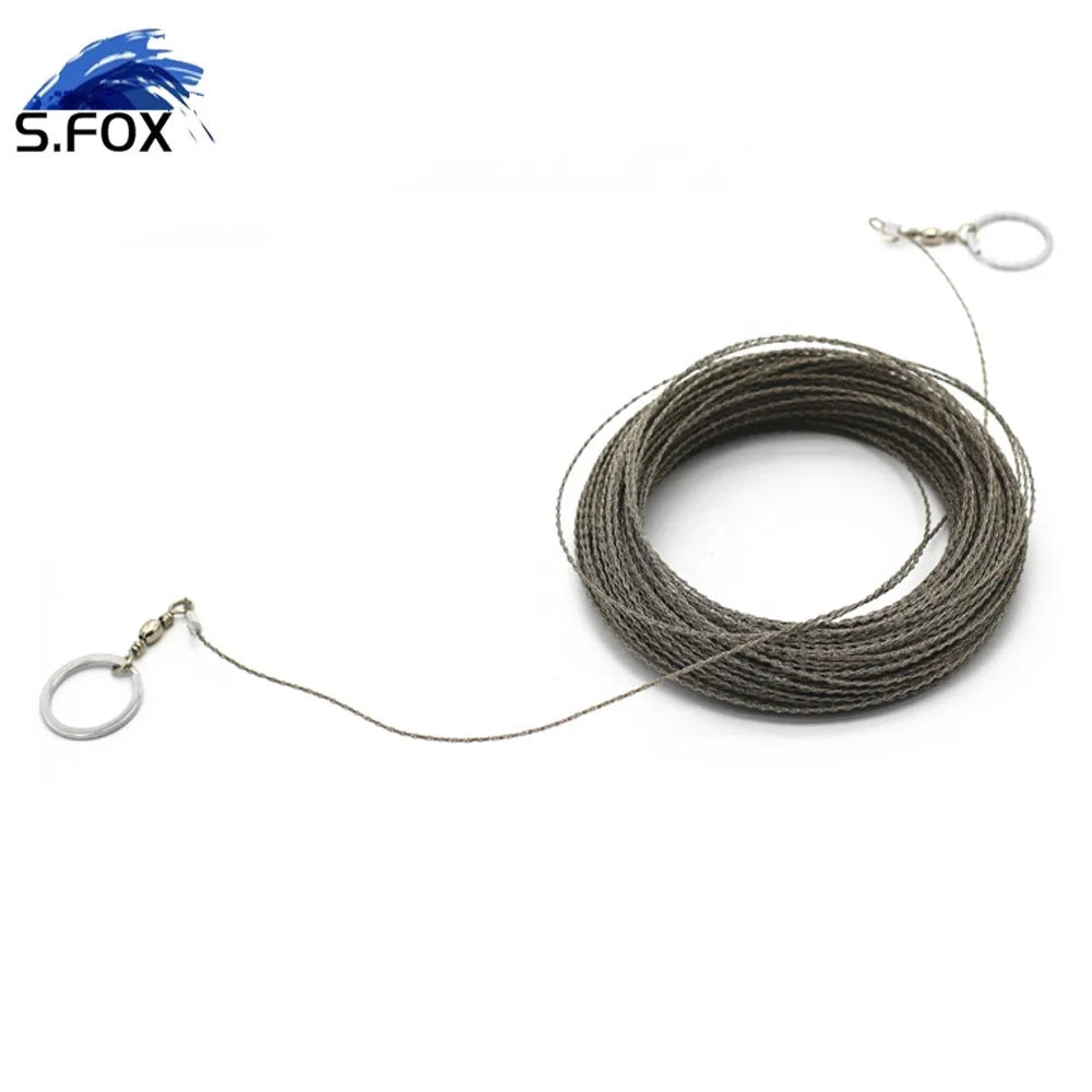 10 20 50 OEM Fish Shrimp and Crab Pond Stainless Steel Wire Saw River Grass Cutting Rope Saw
