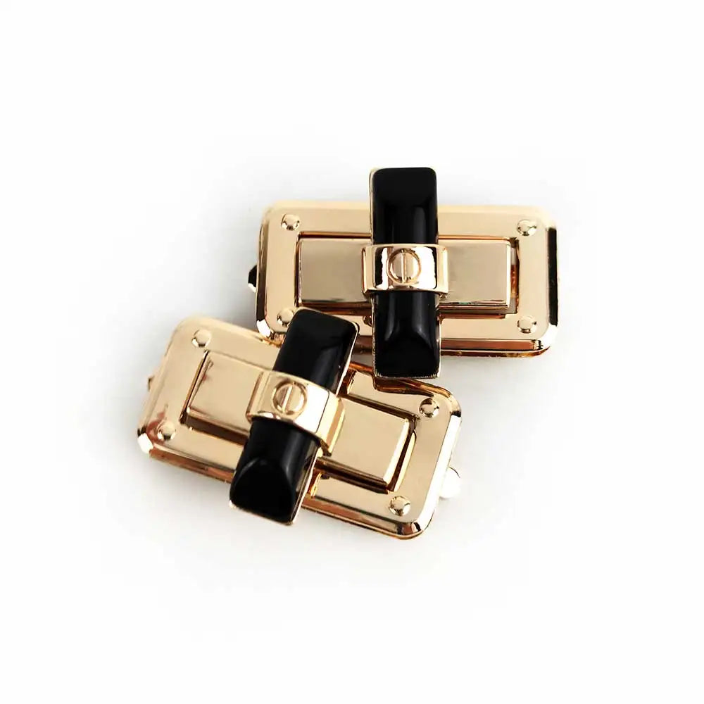 Deepeel LD003 Bag Accessories Bag Lock Decoration DIY Handbag Hardware Women Bags Lock Rectangle Turn Twist Lock MegaBDM