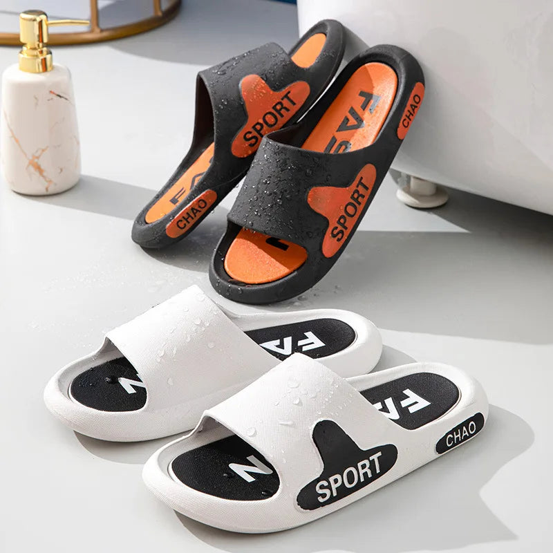New Summer Fashion Sports Casual Slippers Outdoor Home Light Wear Resistant Anti Slip Slippers for Men and Women