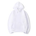 Sublimation Hoodie US Size Custom logo Blank Sublimation White Hoodie Pullover Sweatshirt