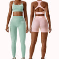 New Fashion  Arrivals Seamless Tenue De Sport Pour Femme Fitness & Yoga Wear High Waist Leggings Gym Fitness Set