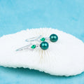E030617 S925 Pearl Earring 925 Sterling Silver DIY 6-8mm Natural Freshwater Pearl Earring Hook for Women