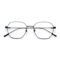 Ultra-Light Thin-Rimmed Titanium Gold and Silver Eyeglass Frame Classic Style Stainless Steel Spectacle Frame