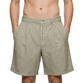 Custom 100% Cotton Plain Blank Linen Shorts for Men