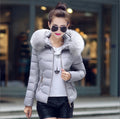 S-3XL Autumn and Winter New Fashionable Short Cotton Jacket Large Hooded Jacket Warm Cotton Jacket