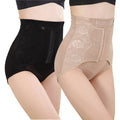 High-Waist Shapewear Body Shaper for Women Butt Lifter and Tummy Control Panties Short High Cut Knitted Weaving Method