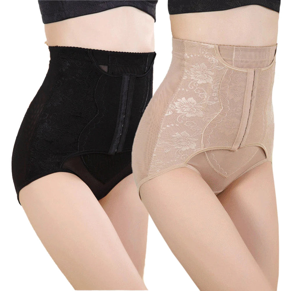 High-Waist Shapewear Body Shaper for Women Butt Lifter and Tummy Control Panties Short High Cut Knitted Weaving Method