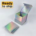 11*11*11cm Wholesale Laser Foldable Gift Box for Packaging