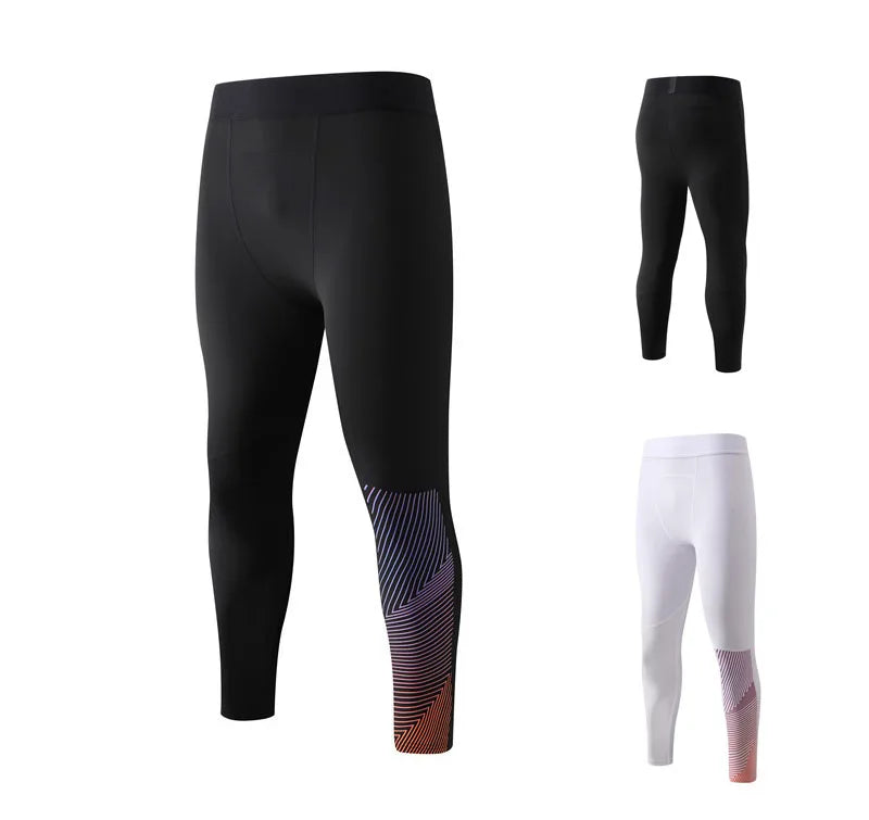 Men 3/4 Pants Good Quality Base Layer  Running Gym Workout Jogging Sportswear Training  Wear Tight Compression Leggings