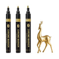 Chrome Marker Pen Silver Gold Copper Colors Waterproof Mirror Effect Marker Chrome Marker for Models Colouring and Refinishing
