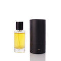 Customized Luxury Cylinder Perfume Bottle with Screw Cap and Matte Finish Glass Body Paper Packaging and Box