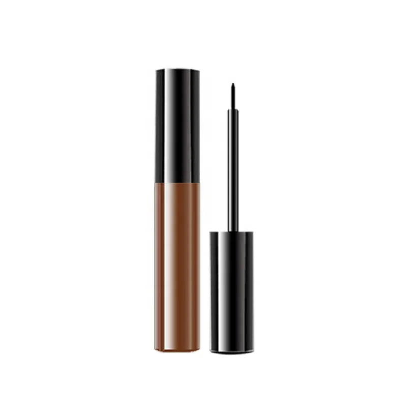 Private Label Waterproof Tinted Brow Dye Gel New Style Eyebrow Peel Gel with 10 Eyebrow Pencils Styling Plastic for Eye Makeup