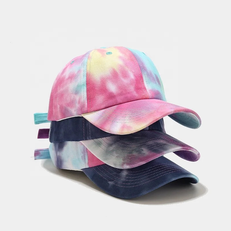 Landfond New Mixed Color Herringbone Argyle Image Custom Logo Sporty Unisex Sport Cap with Chinese Wind Outdoor Design