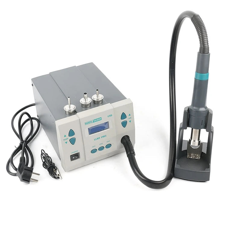 The Original Quick 861 Dw1000W220/110V High-speed 861DW Lead-free Hot air Welding Station Rework Station